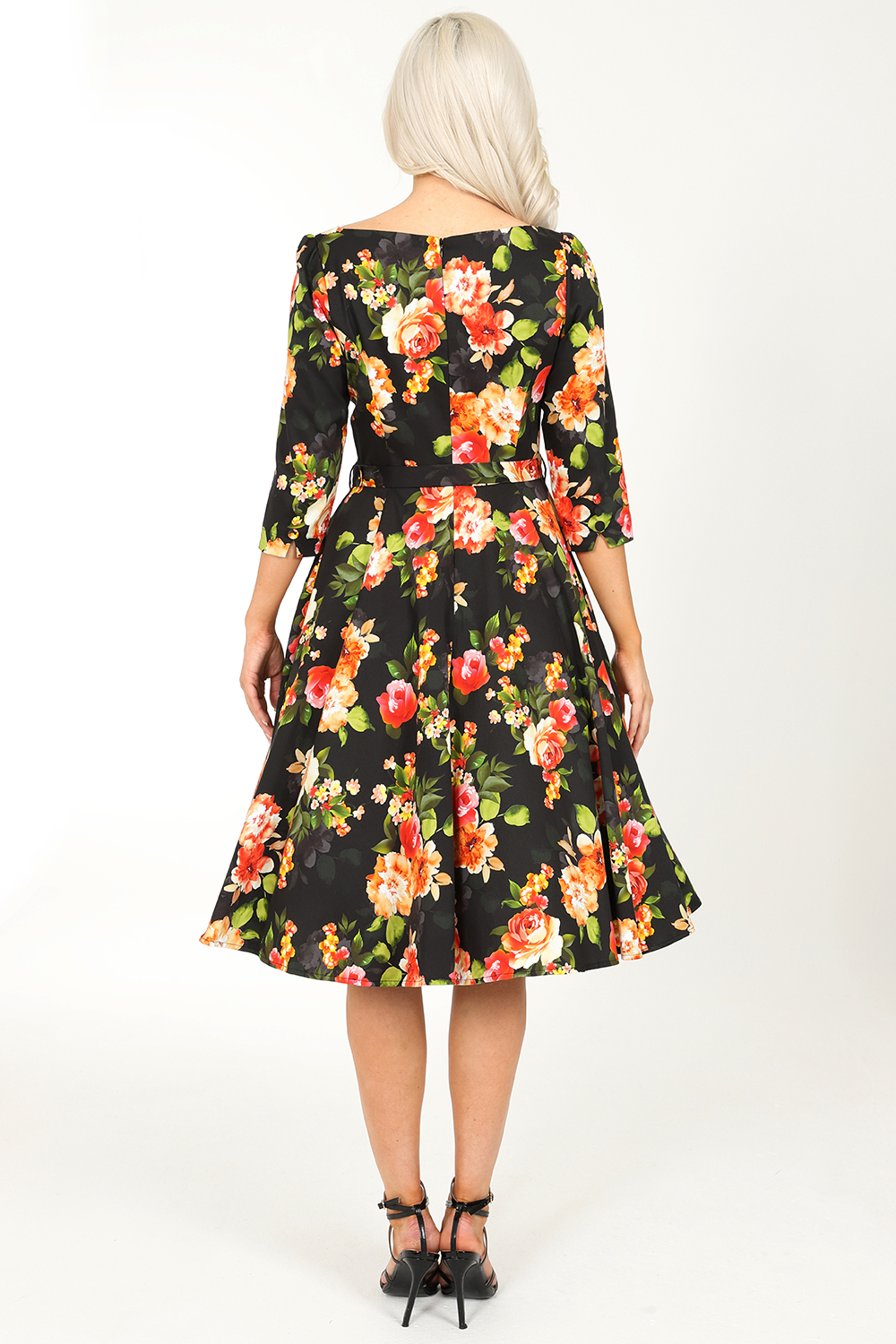 Brielle Floral Swing Dress